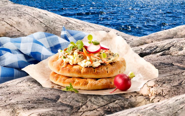 Picknickmackor med rotfruktsslaw - Recept | Pågen